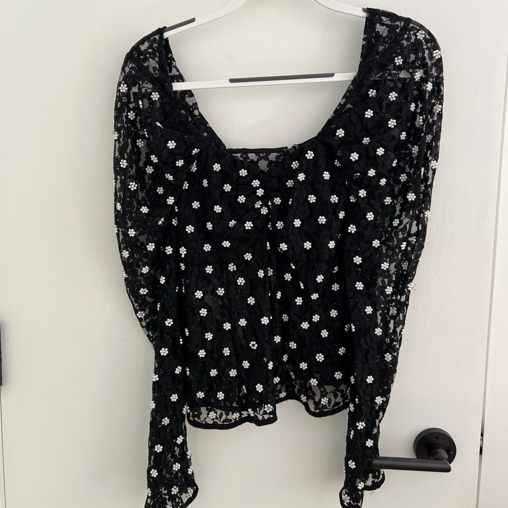 For love and lemons beaded top